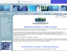 Tablet Screenshot of globalsupplier.cl